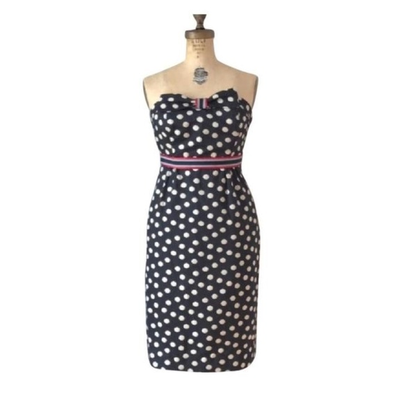 Anthropologie Dresses & Skirts - Black with White Polka Dots Maeve “Goddess” Casual